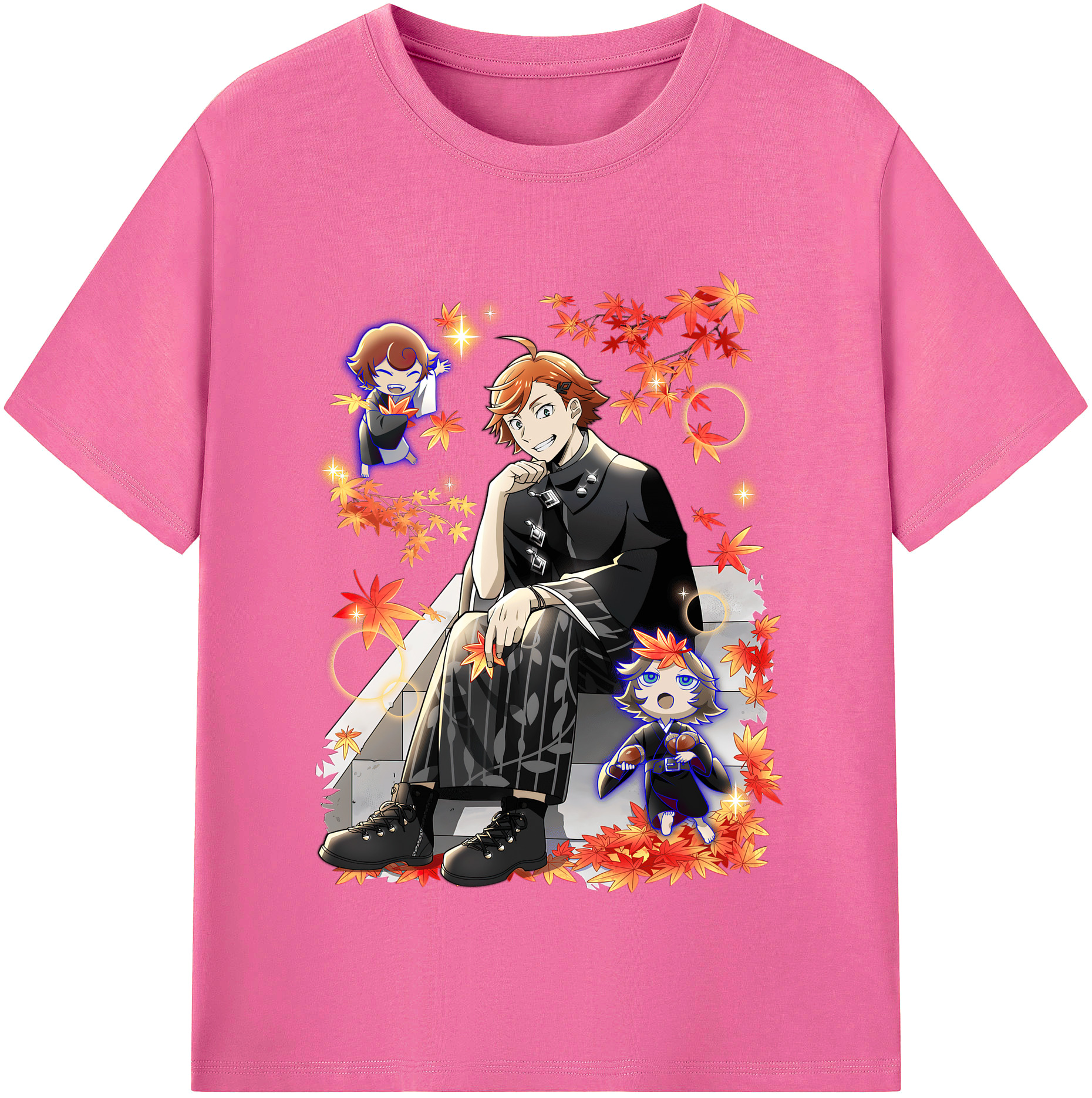 （画像用） 文豪ストレイドッグス Bungo Stray Dogs レディースカジュアルプリントTシャツ（綿100％）